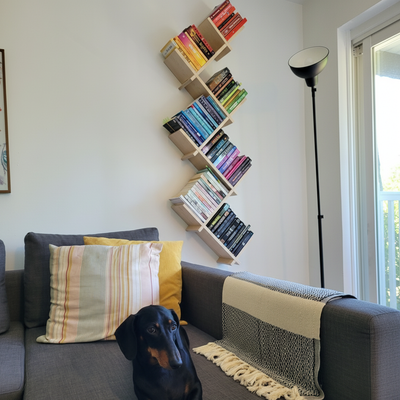 HANDCRAFTED WALL BOOKSHELF - CANADIAN WOOD, View more