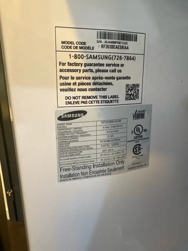 Samsung Fridge498580754153482243