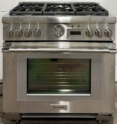 3 Left - Thermador 36" Dual Fuel/Gas Ranges, View more