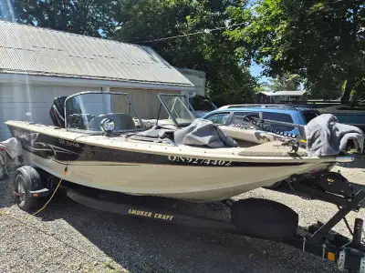 Hello, I am selling in great condition a 2005 Sylvan 17ft profish with a 2005 75 hp 4 stroke, traile...