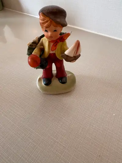 Vintage Ceramic Boy Figurine, View more