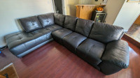 Free leather sectional 