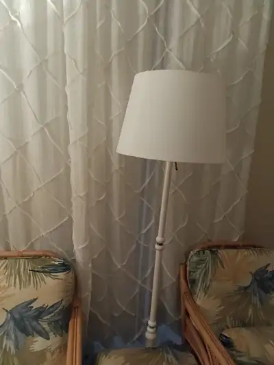 63 Inch Tall White Floor Lamp (Shade Included), View more