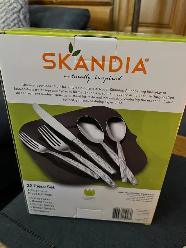 Skandia Ferro 20 piece cutlery set, by Hampton Forge in Kitchen & Dining Wares in City of Toronto - Image 4