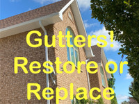 Clean,Repair, Replace! Gutters/Eavestrough! And more! 