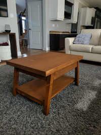 Solid Wood Coffee Table (size, color, design - customizable)
