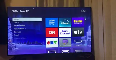 I'm selling a new only 1 month used TCL 50-inch 4K HDR TV that delivers stunning picture quality wit...