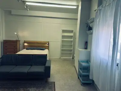 Cet appartement à aire ouverte, avec de hauts plafonds, comprend une entrée privée et offre la possi...