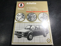 1975-1978 Alfa Romeo Alfetta Workshop Manual 1.6 1.8 GT 2000 GTV