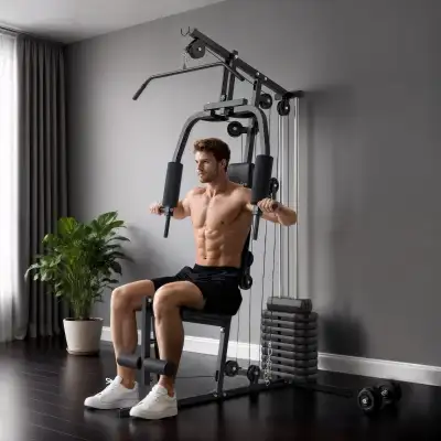 Home Gym Equipment, Multifunction Workout Machin with 99lbs Weig, View more