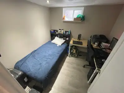 One Private Basement Room for Rent in a Student/PGWP Housing. Slightly negotiable for the right tena...