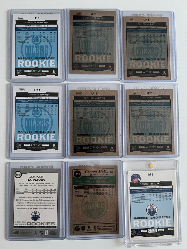 25 x Connor 2015 mostly rookies cards $100 to $200 each. in Arts & Collectibles in Edmonton - Image 4