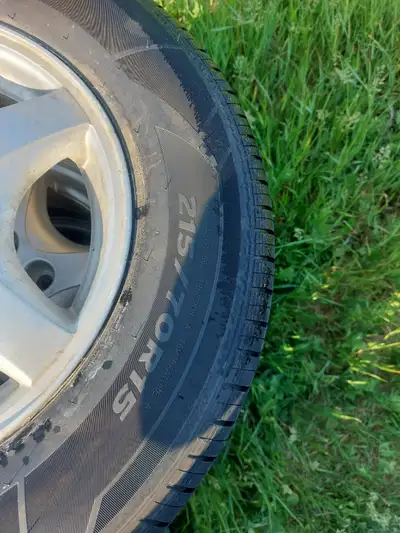Brand new tires n rims 215 70 r15. Never been used. Never even been on a car.