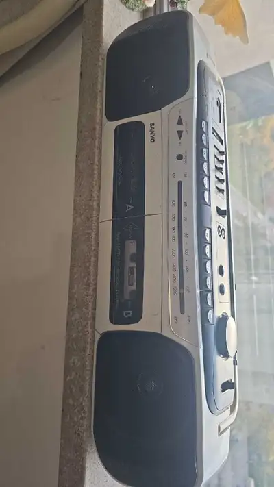Sanyo Portable Stereo Cassette Boombox, View more