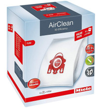Miele AirClean 3D Efficiency Dust Bag, Type FJM, XL Value Pack