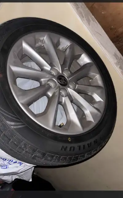 I'm selling a Toyota tires & Rims, sized at 205/55R16. These tires and rims are in used condition, p...