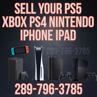 CASH FOR PS5 PS4 XBOX NINTENDO IPHONE IPAD LAPTOP