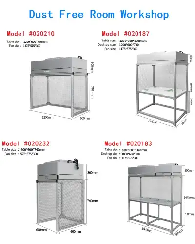 110V HEPA Filter Air Flow Clean Dust Free Workshop 020210, View more