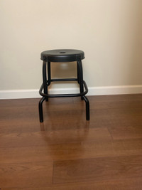 Solid Metal stools x 2