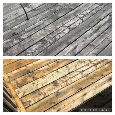 Power Washing decks, fences, and driveways, View more