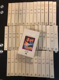 Set of 40 Star Trek VHS tapes