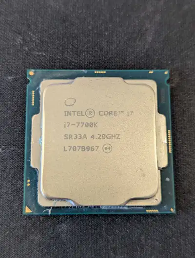 intel core i7-7700k 4.2GHz fonctionnel, View more