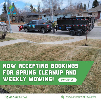Lawn Maintenance Calgary Service | Spring Cleanup Book Now