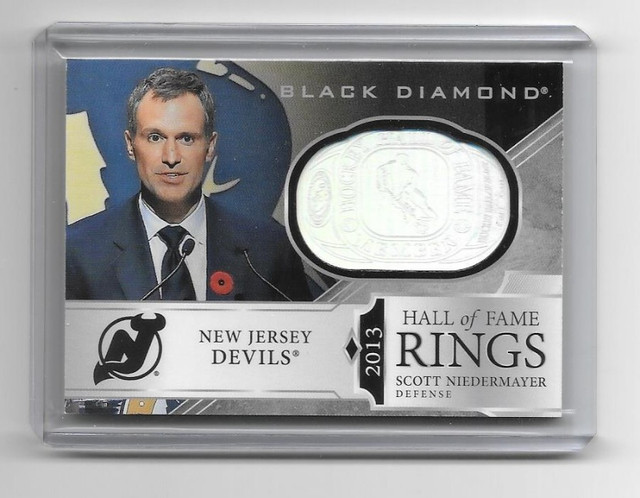 2019-20 UD BLACK DIAMOND SCOTT NIEDERMAYER HALL OF FAME RINGS in Arts & Collectibles in City of Toronto