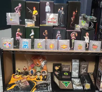 Huge Lot of 40 Firefly / Serenity Collectable Items, View more