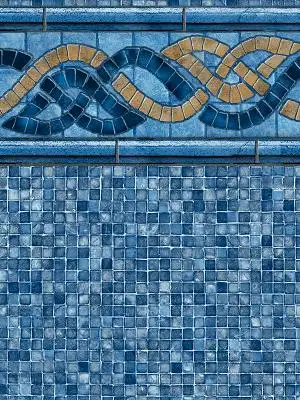 Brand New 27’ Round Pool Liner – 52” Wall Aspen Mosaic (50% OFF), View more