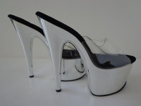 $120 NEW DEFECT Pleaser Shoes Adore-701 Size 8 Platform Sandal