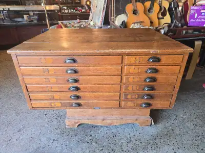 S.A. Armstrong Drafting Table/Drawers, View more