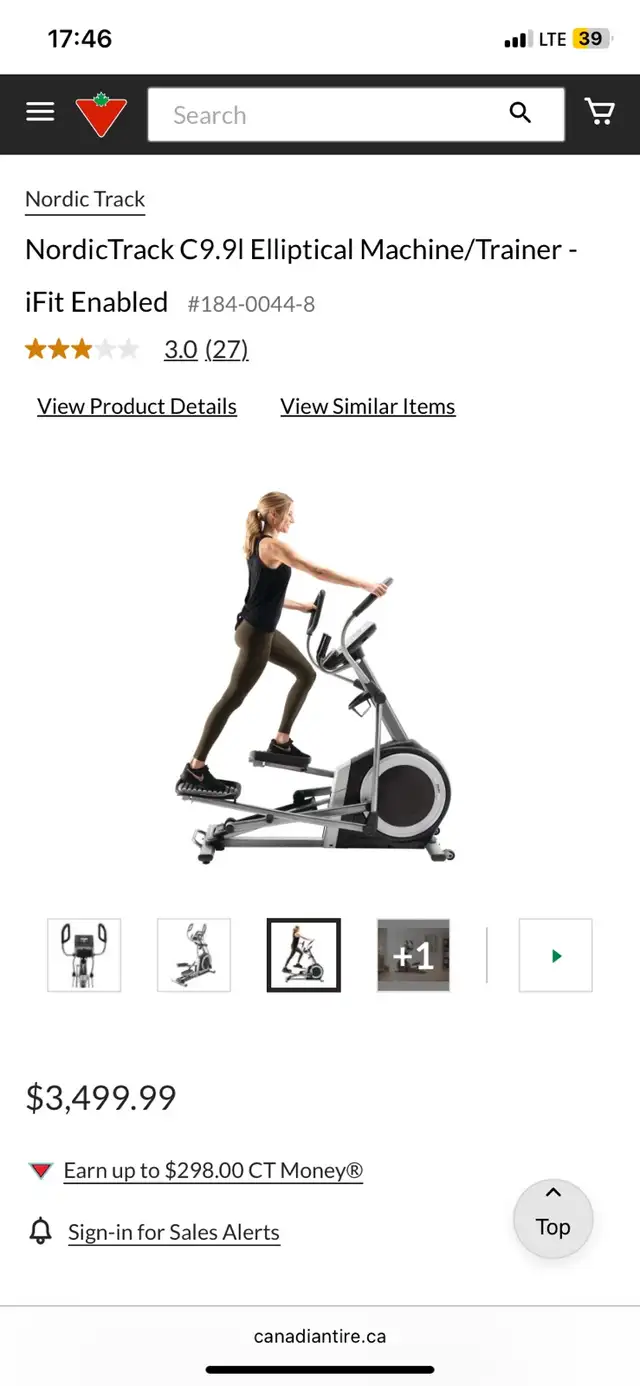 Nordic Track Elliptical in Exercise Equipment in Prince Albert - Image 4