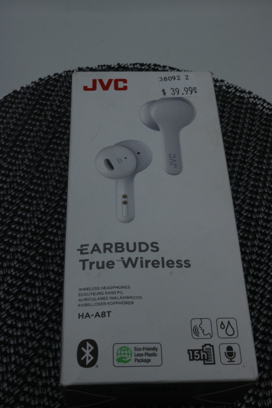 JVC Earbuds True Wireless | HA-A8T - White (#38092) dans Écouteurs  à Ville d’Halifax