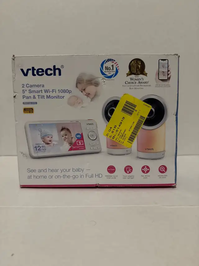 RM5766-2HD Baby Monitor – 5” Screen, Double Camera, Brand New62863264662018127