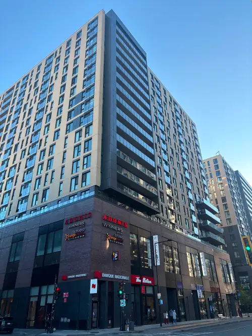 This modern one-bedroom condo in the heart of Griffintown offers a sleek, open-concept living space...