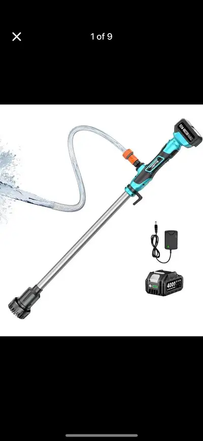 Seesii Cordless Stick Water Transfer Pump, 4000mAh Battery&Charg, View more