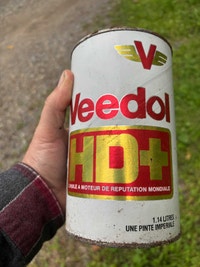 Six Vintage Veedol HD+ Motor Oil Collector Cans Ottawa Ottawa / Gatineau Area Preview