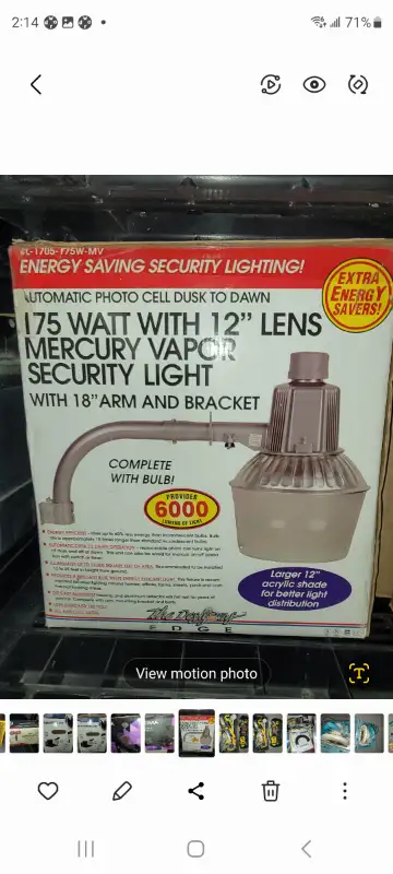 Brand New Industrial Security Light Sensing Outdoor Flood Light, View more