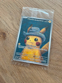 Van Gogh Pikachu with Felt Hat Pokémon Card Single Sealed