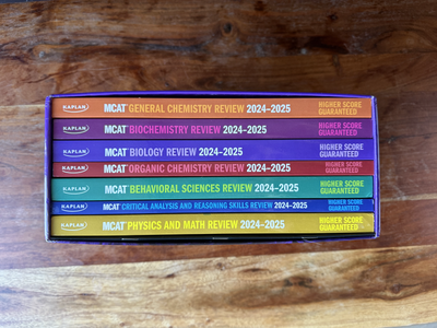 Kaplan MCAT 2024-2025 Full Set (7 Books + Practice Exams), View more