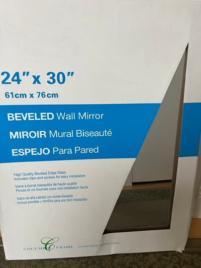 Beveled Wall mirror 24"X30", View more