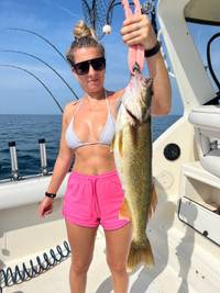 Lake Erie walleye fishing charters 