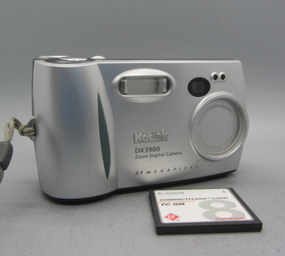 Kodak Digital Camera EasyShare DX3900 3.1MP Silver with CF Card, View more
