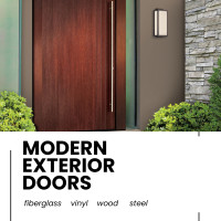 Modern Exterior Doors for Your Home! Direct from Factory