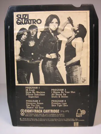 SUZI QUATRO - SUZI QUATRO 8 - TRACK CARTRIDGE TAPE  DEBUT, View more