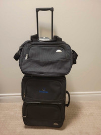 Suitcase, Carry-on 21" plus carry bag
