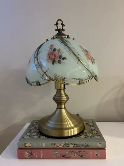 Beautiful blue vintage style lamp , View more