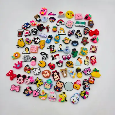 Shoe Charms Jibbitz Rubber Lot Of 86 Female Singer Disney Read, View more