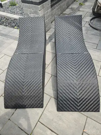 Wicker folding patio lounge chairs , View more